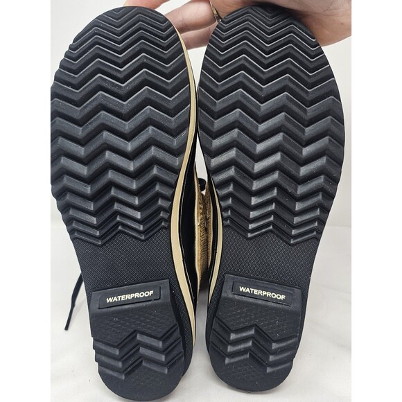 Sorel Women’s Size 8 Tivoli Waterproof Duck Fleece Leather Winter Boots Tan - Picture 8 of 16